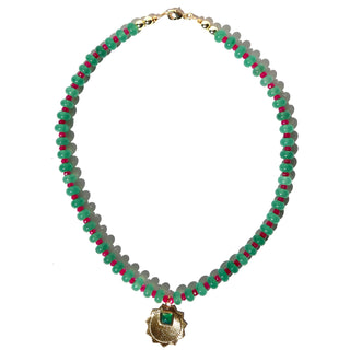 Oleander Sun Pendant | Necklace