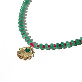 Oleander Sun Pendant | Necklace