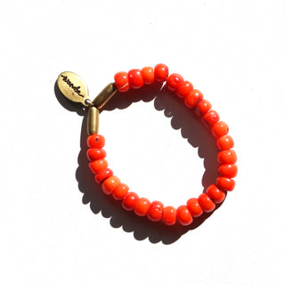 Orange Coral | Beaded Bracelet