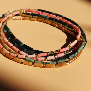 Yellow Agate Rebel | Necklace