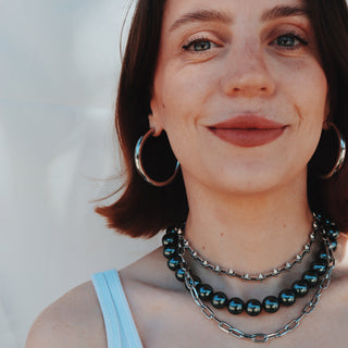 Midnight Pearl | Choker Necklace