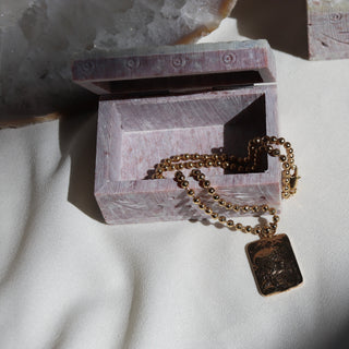 Carved Soapstone Treasure Box