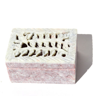 Carved Soapstone Treasure Box
