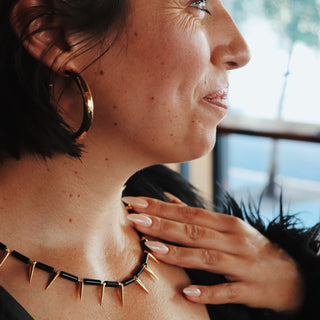 Spiked Onyx | Necklace