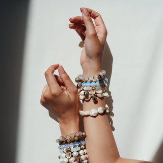 Vintage Czech Glass | Beaded Bracelet