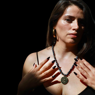 Stardust Pearl Amulet | Necklace