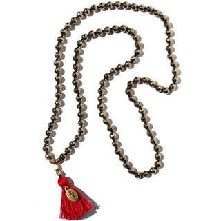 Titanium Pyrite | Mala Necklace