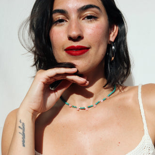 Turquoise Teardrop | Necklace