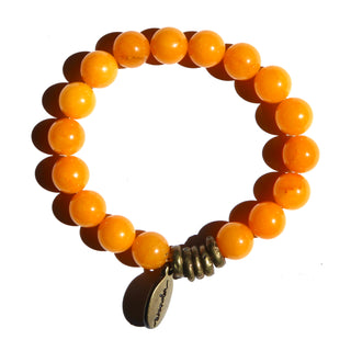 Yellow Jade | Beaded Bracelet