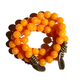 Yellow Jade | Beaded Bracelet