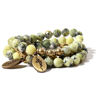 Yellow Turquoise | Beaded Bracelet