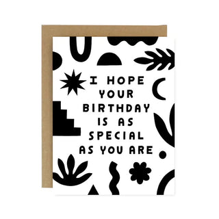 I Hope Your Birthday Is As Special As You | Note Card