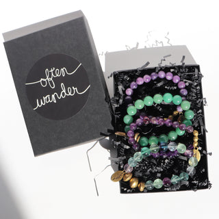 Clarity Beaded Bracelet Gift Box