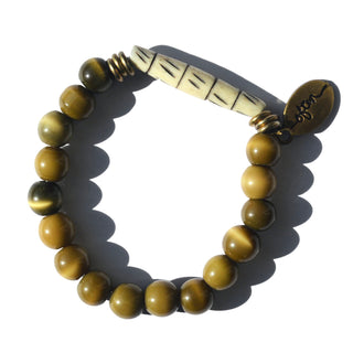 Vintage Czech Glass | Beaded Bracelet