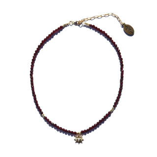 Garnet Star Choker | Necklace