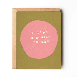 Happy Birthday Friend | Note Card