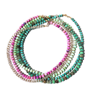 Mint Chrysoprase Heart Line | Necklace