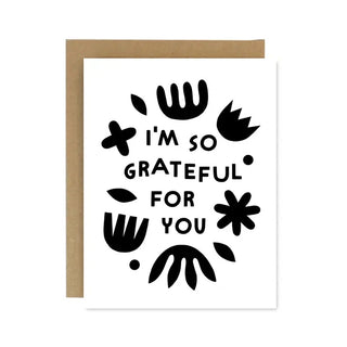 I'm So Grateful For You | Note Card