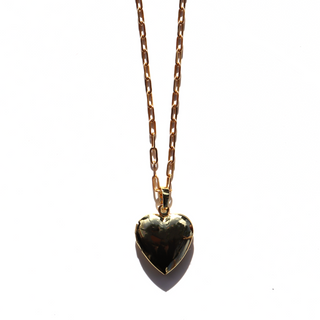 Golden Heart Locket | Necklace
