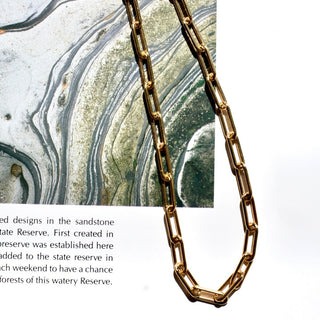 Gold Paperclip | Chain Necklace
