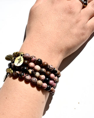 Rhodonite Small Bead| Beaded Bracelets