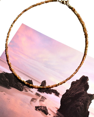 Golden Tourmaline | Petite Gemstone Choker Necklace