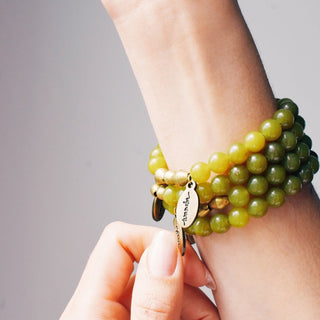 Olive Jade | Beaded Bracelet