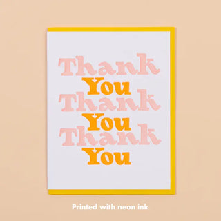 Thank You x 3 | Note Card