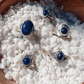 Lapis Lazuli | Tibetan Gemstone Rings