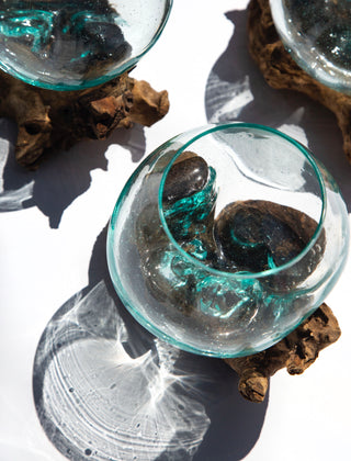 Driftwood + Calypso Glass Bowls