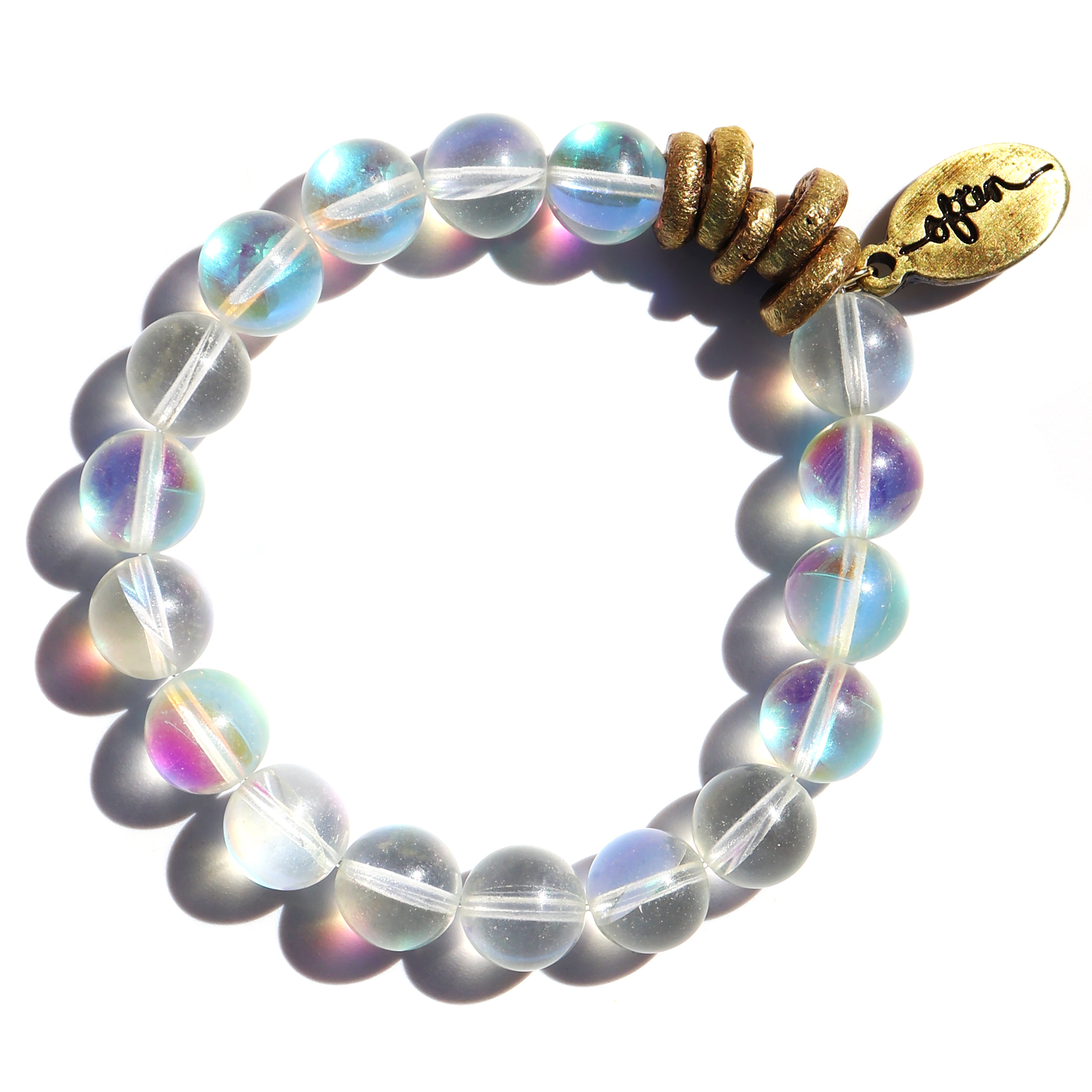 Bracelet « Énergie spirituelle » en Quartz Aura