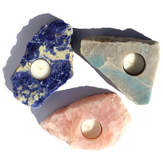 Tea Light Candle Holders | Assorted Crystals