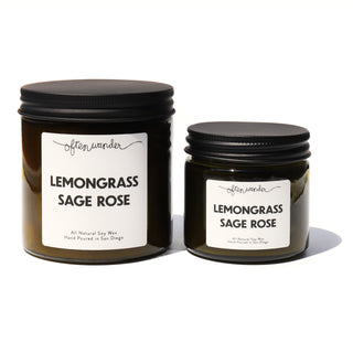 Lemongrass Sage Rose | Signature Candle