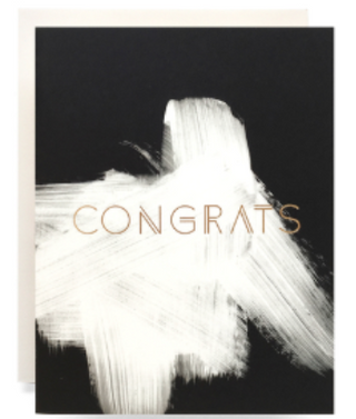 Brushed Congrats | Note Card*