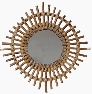 Sun Spike | Rattan Mirror