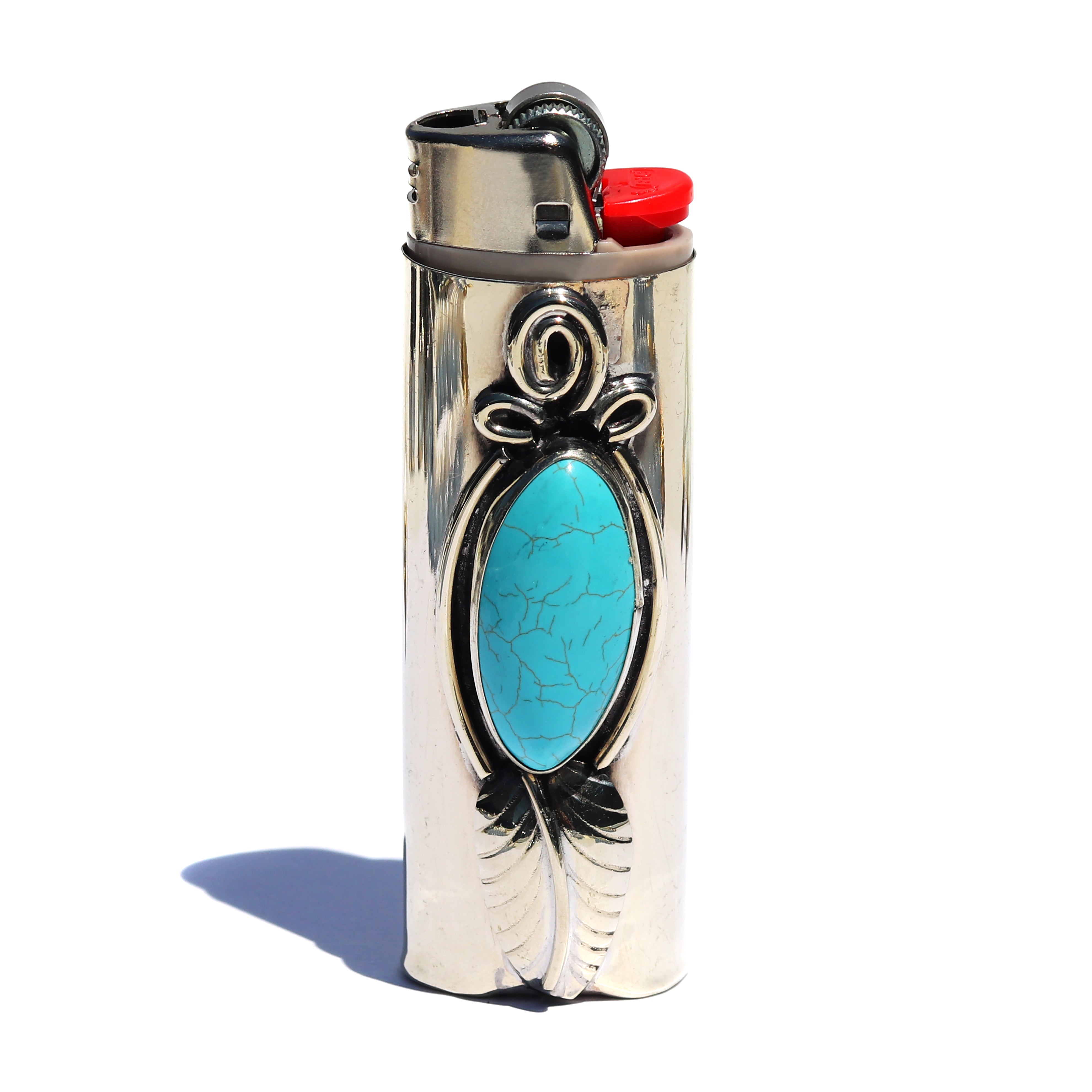Sterling Silver and Turquoise Lighter Case For Sale at 1stDibs  sterling  silver lighter case, designer lighter case, navajo lighter case