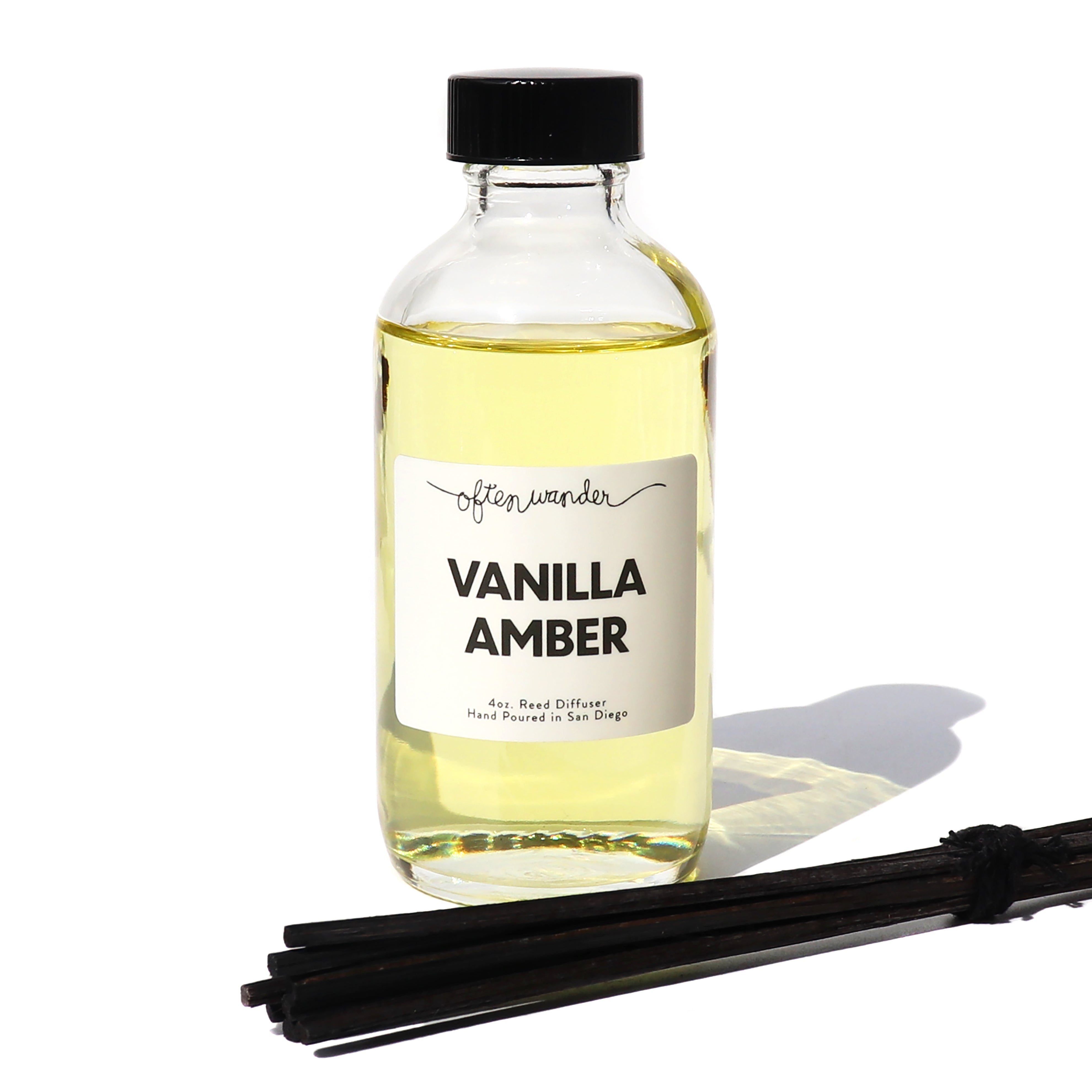 Amber Black Vanilla Reed Diffuse Refill