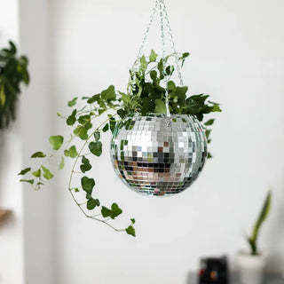 Disco Ball 8" | Hanging Planter