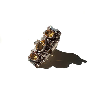 5-Tier Tibetan Gemstone Rings