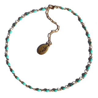 Turquoise Link | Choker Necklace